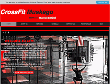 Tablet Screenshot of crossfitmuskego.com